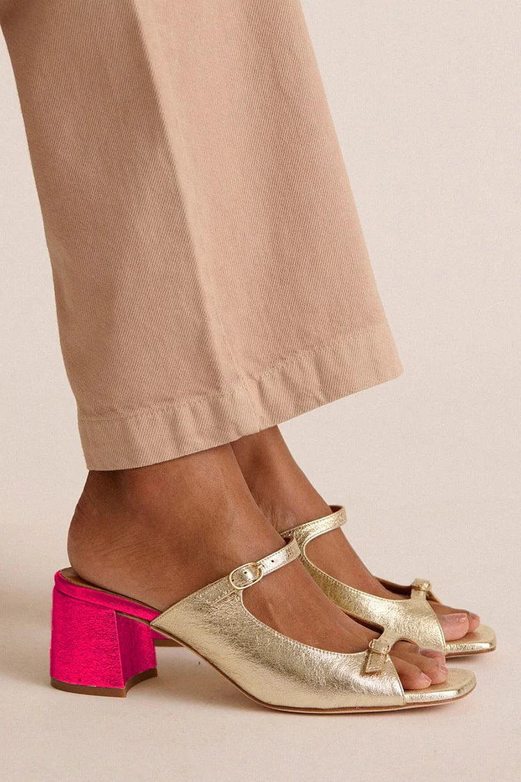 Amelia | Heeled Sandals with Bow