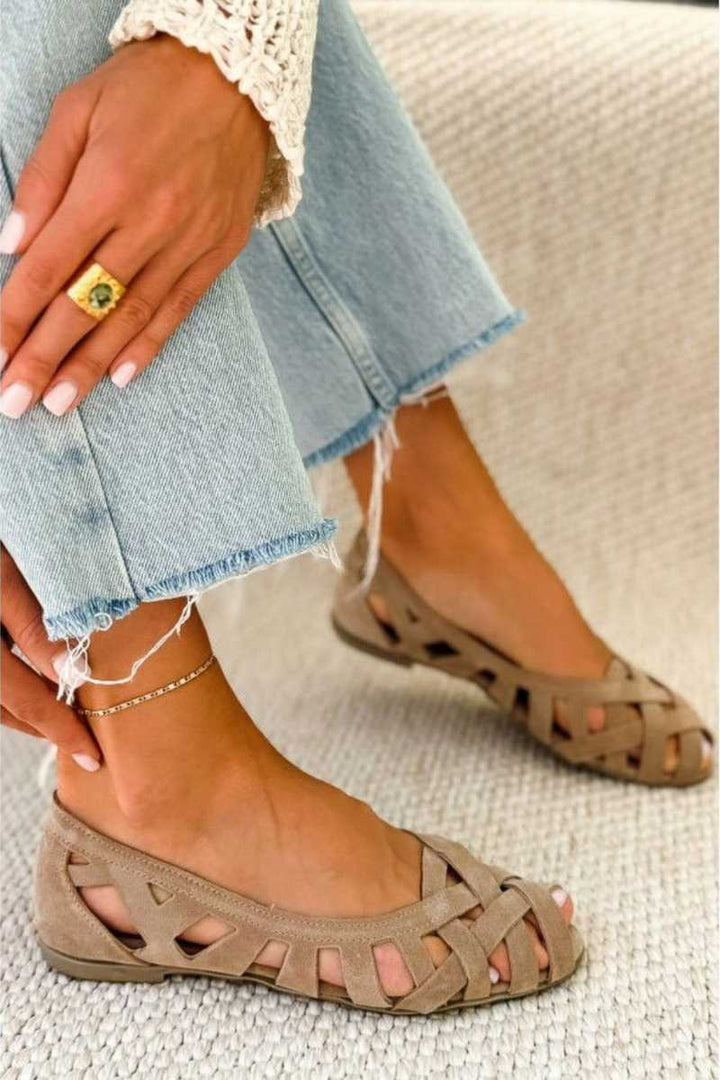 Manuela™ | Woven Flat Sandals