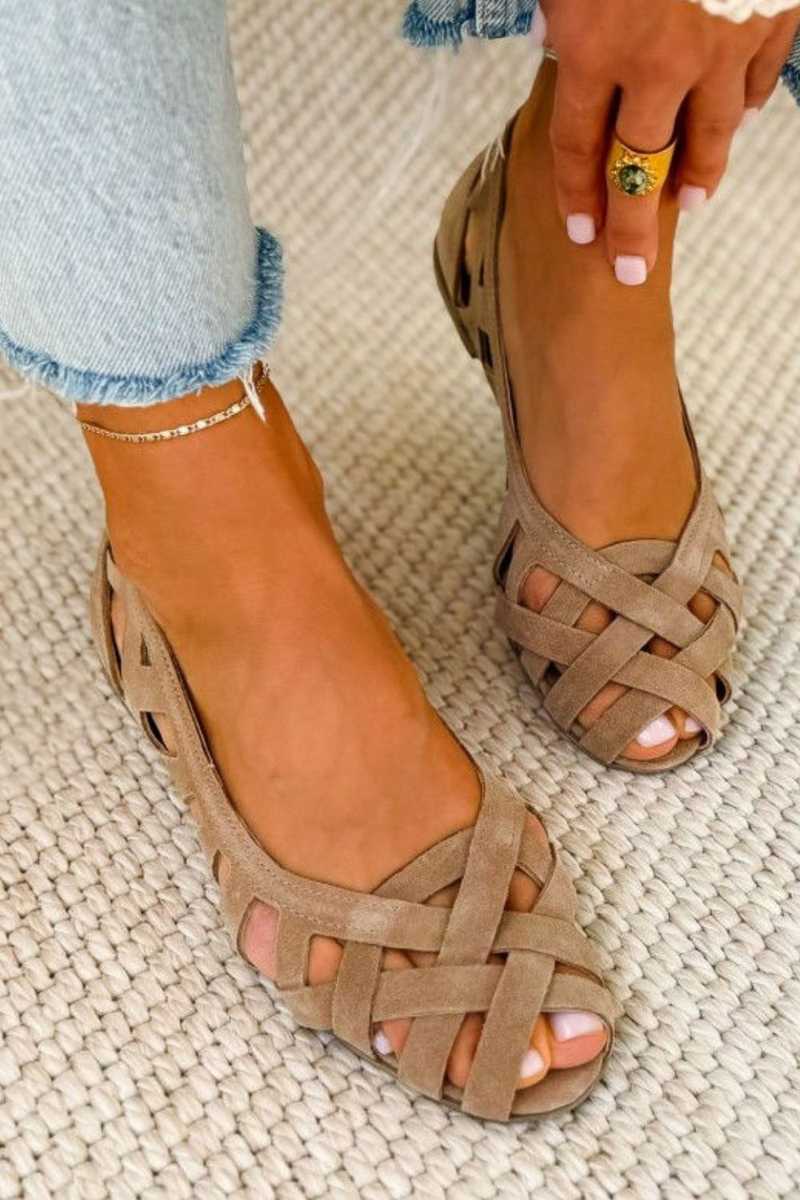 Manuela™ | Woven Flat Sandals