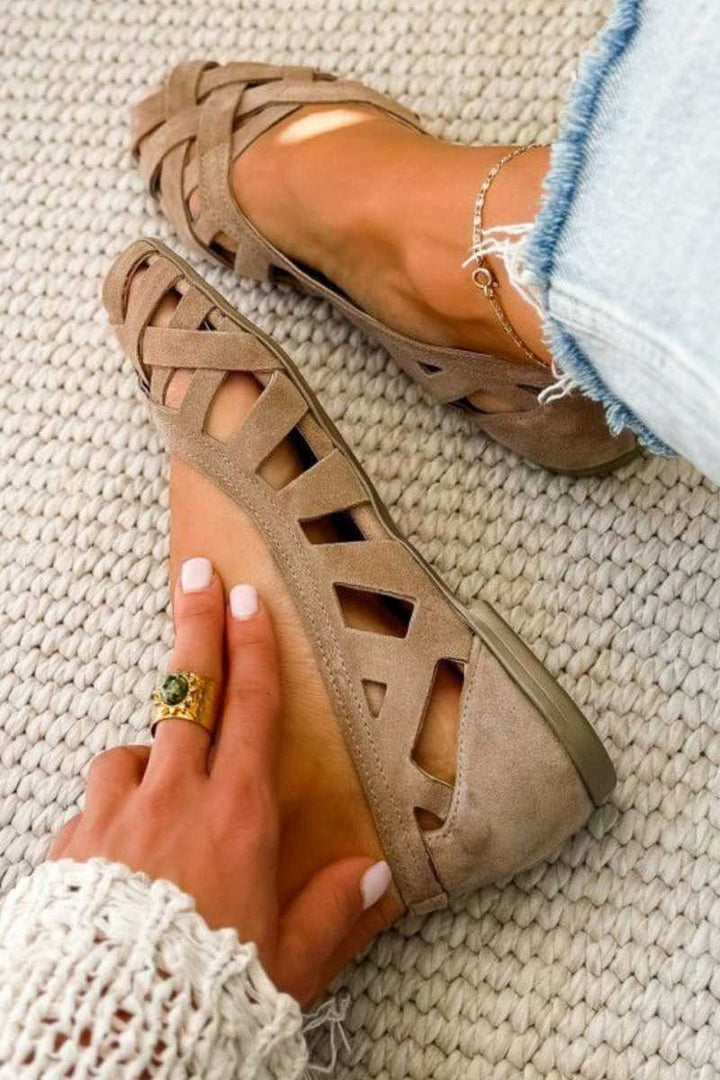 Manuela™ | Woven Flat Sandals