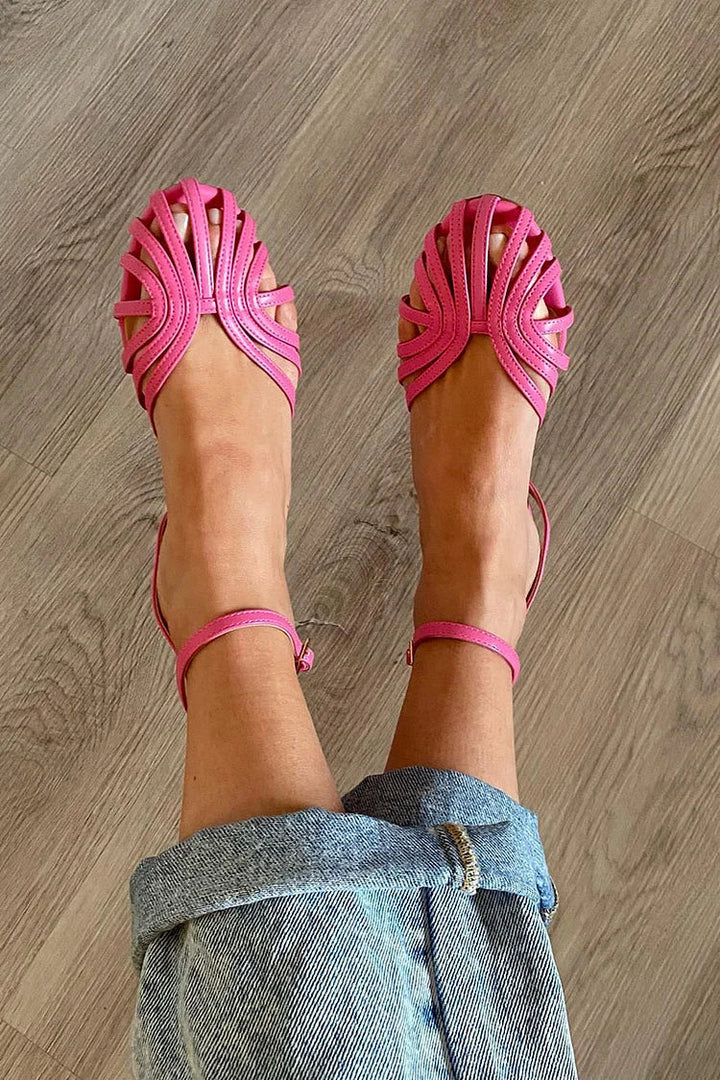 Vicenta™ | Heeled Sandals with Jewel Detail