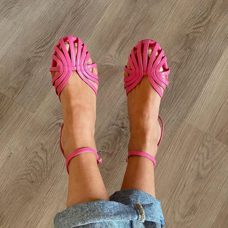 Vicenta™ | Heeled Sandals with Jewel Detail
