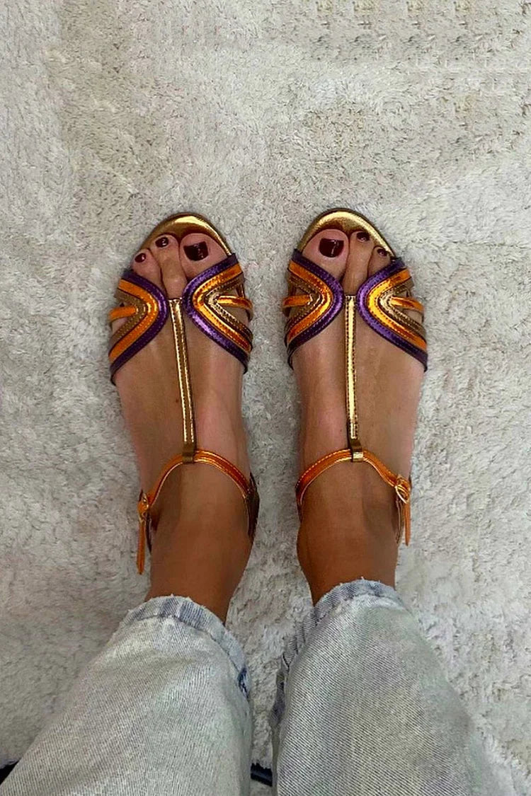 Pastora™ | Multicolour Flat Sandals