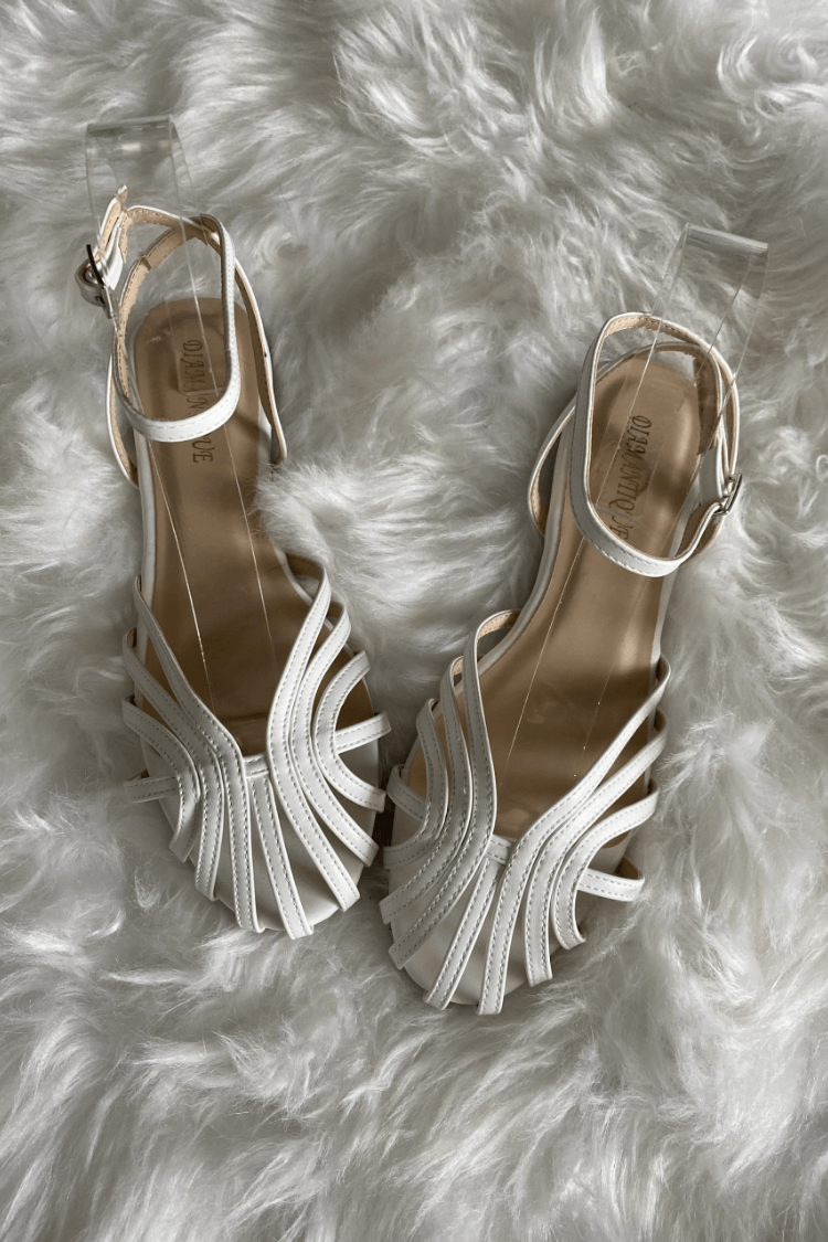 Vicenta™ | Heeled Sandals with Jewel Detail