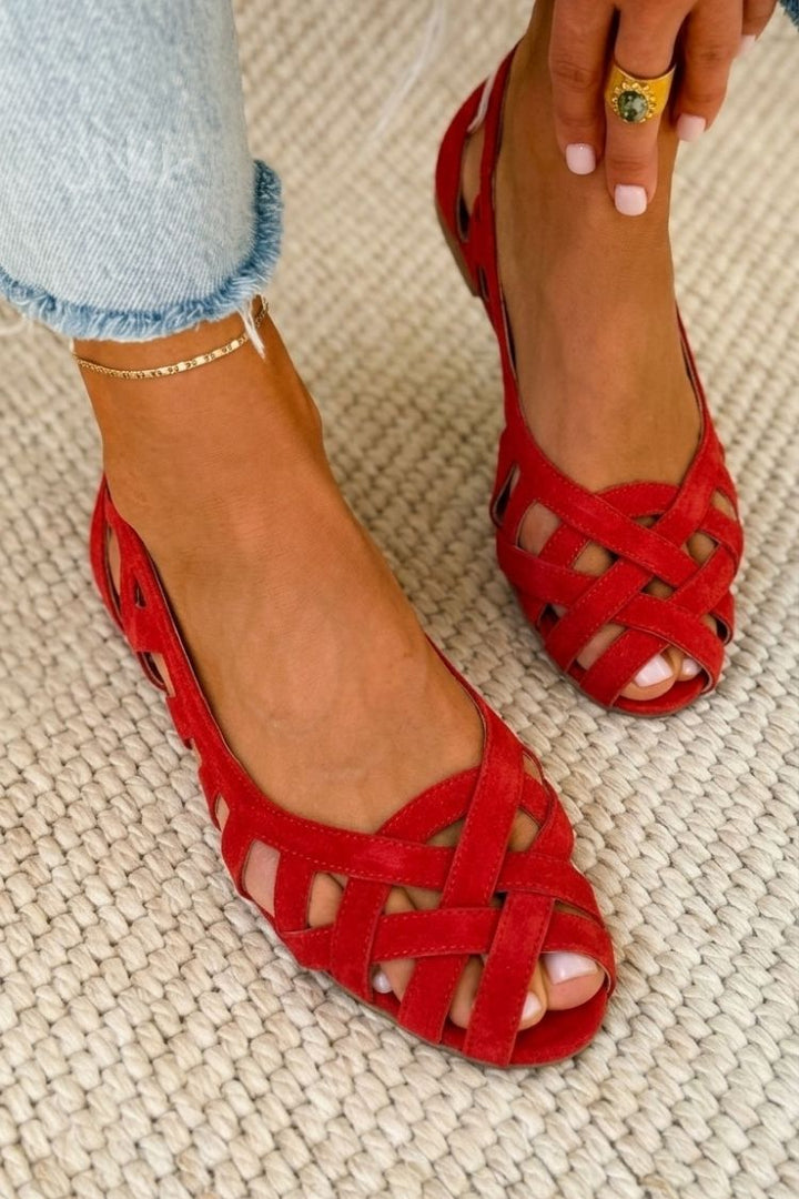 Manuela™ | Woven Flat Sandals