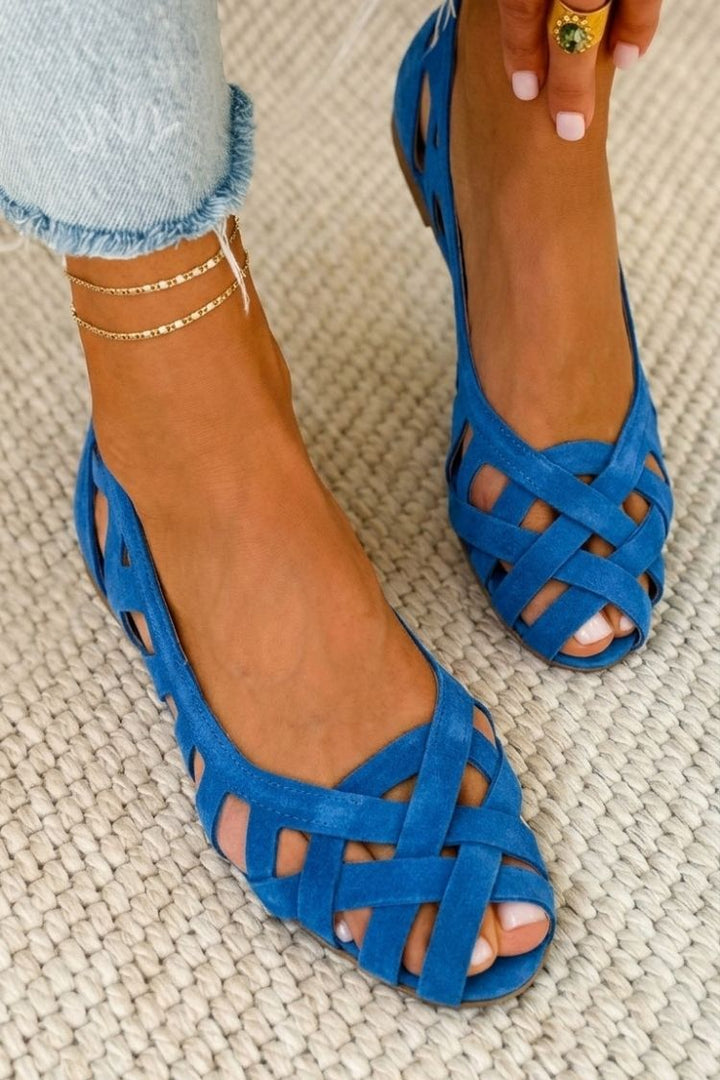Manuela™ | Woven Flat Sandals
