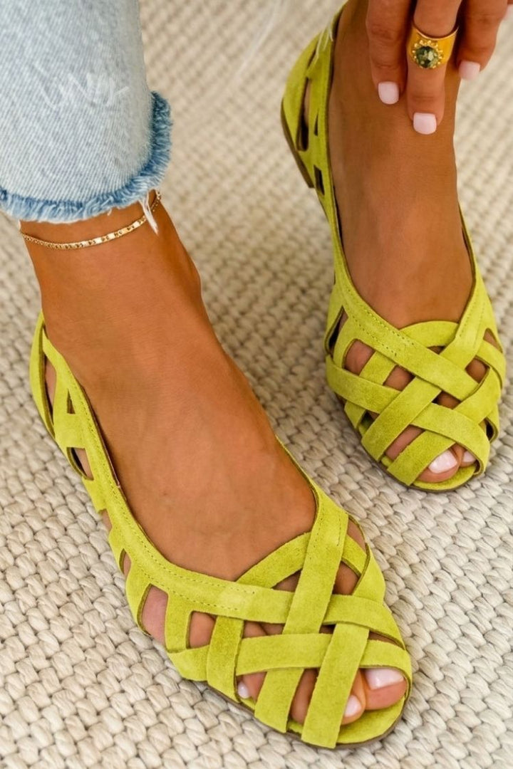 Manuela™ | Woven Flat Sandals