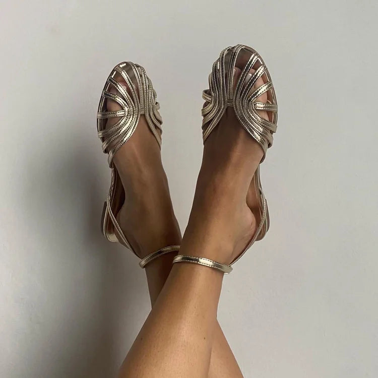 Vicenta™ | Heeled Sandals with Jewel Detail