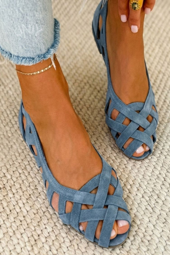 Manuela™ | Woven Flat Sandals