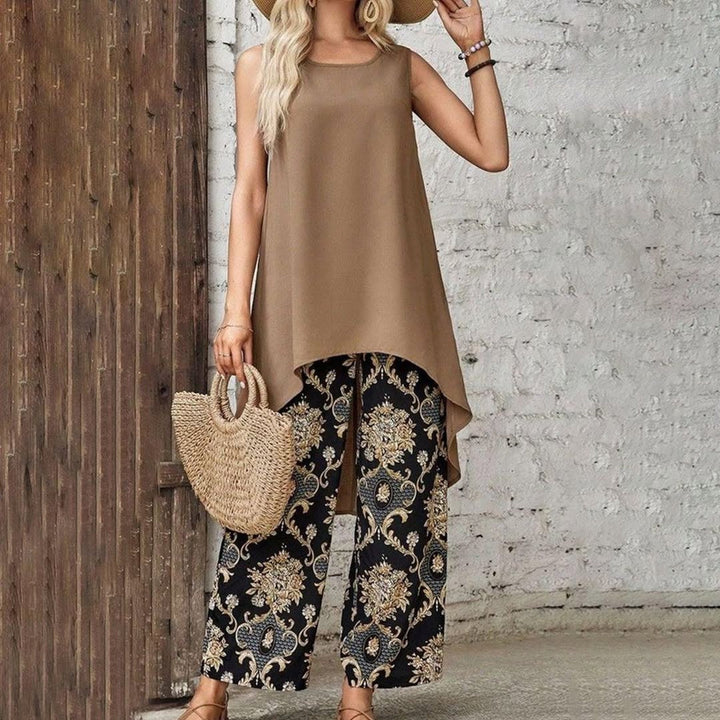 Transit™ | Boho Tunic and Wide Leg Trouser Set