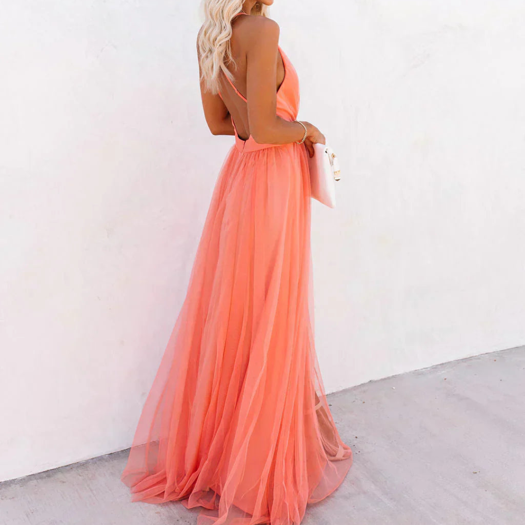 Geneva | Maxi Dress Coral Light