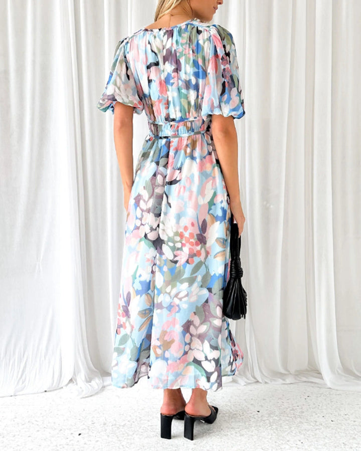 Celine | Women's Dress with Floral Pattern