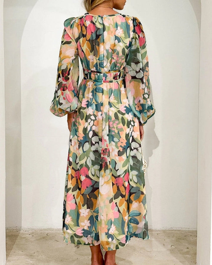 Celine | Women's Dress with Floral Pattern