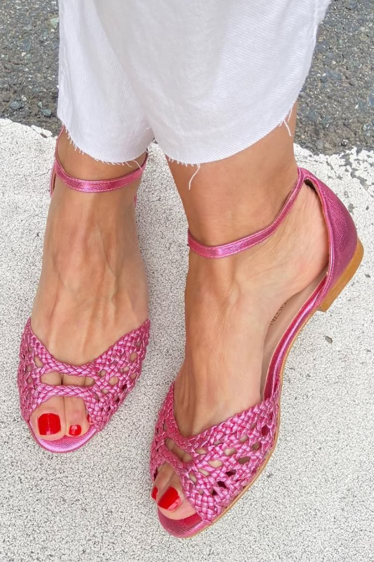 Soledad™ | Braided Gold Sandals