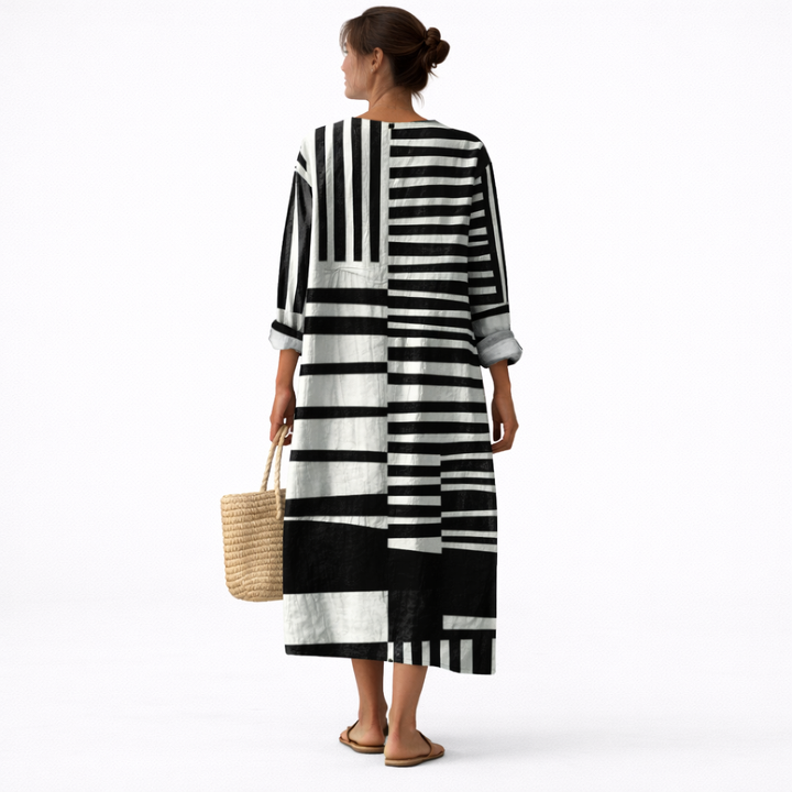 Lara™ | Graphic Printed Dress