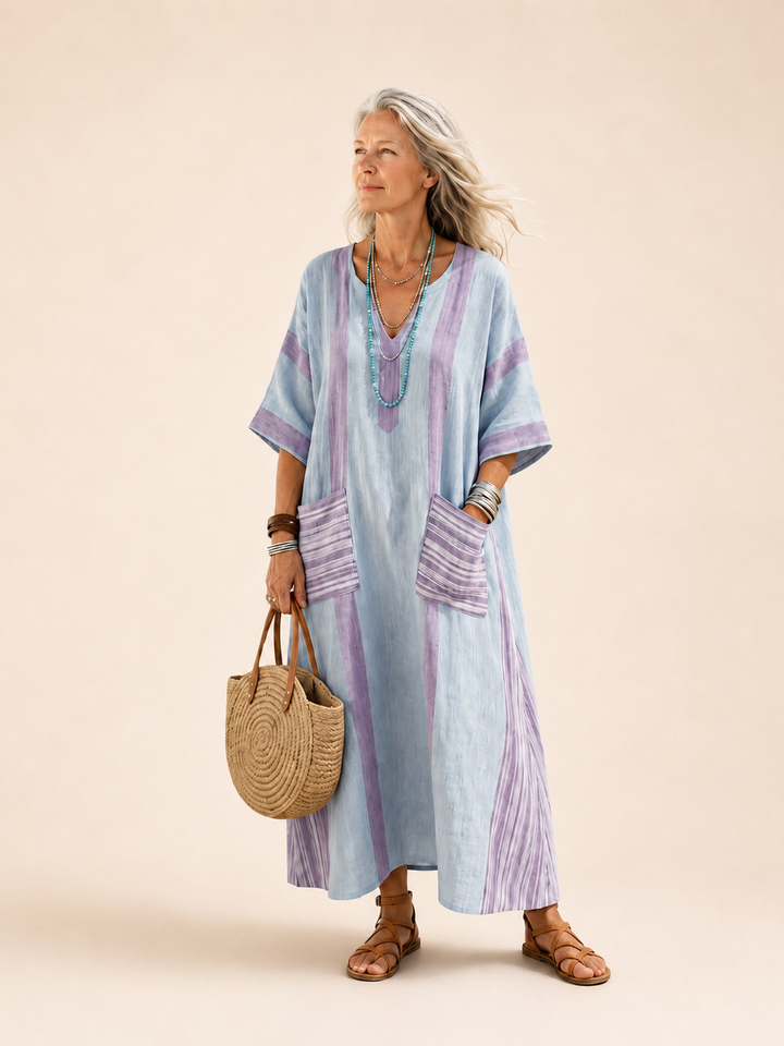 Florence | Light Flow Pocket Midi Dress