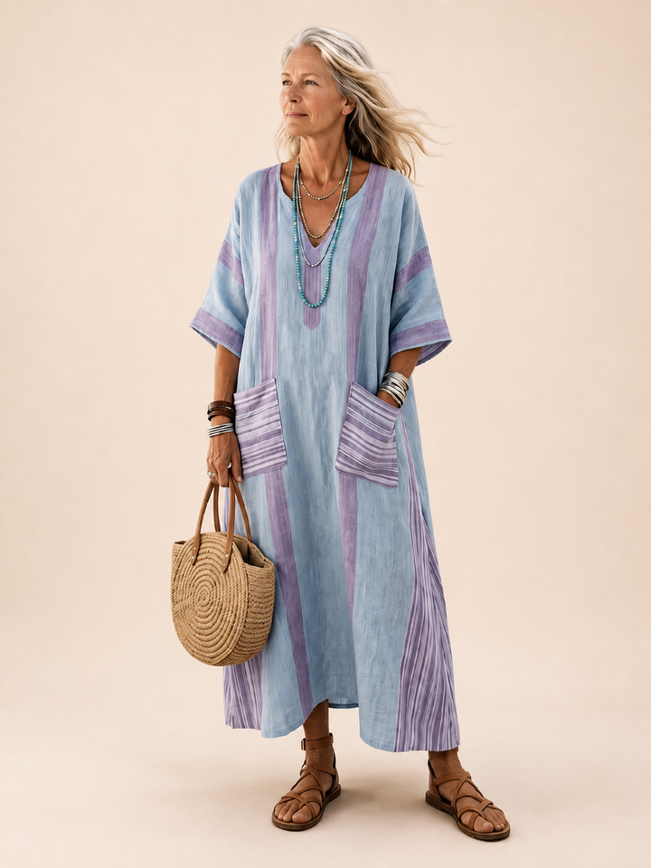 Florence | Light Flow Pocket Midi Dress