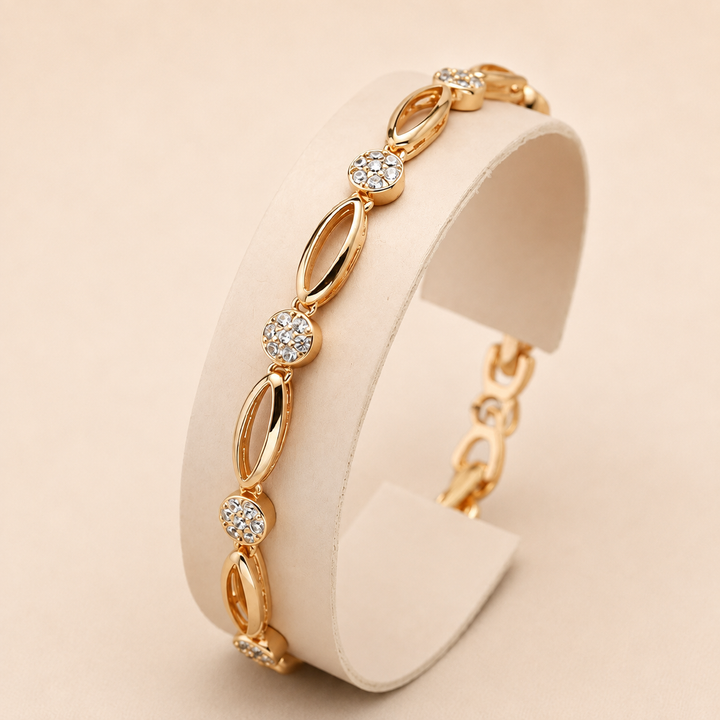 GOLDEN ZIRCONIA ACCENT BRACELET