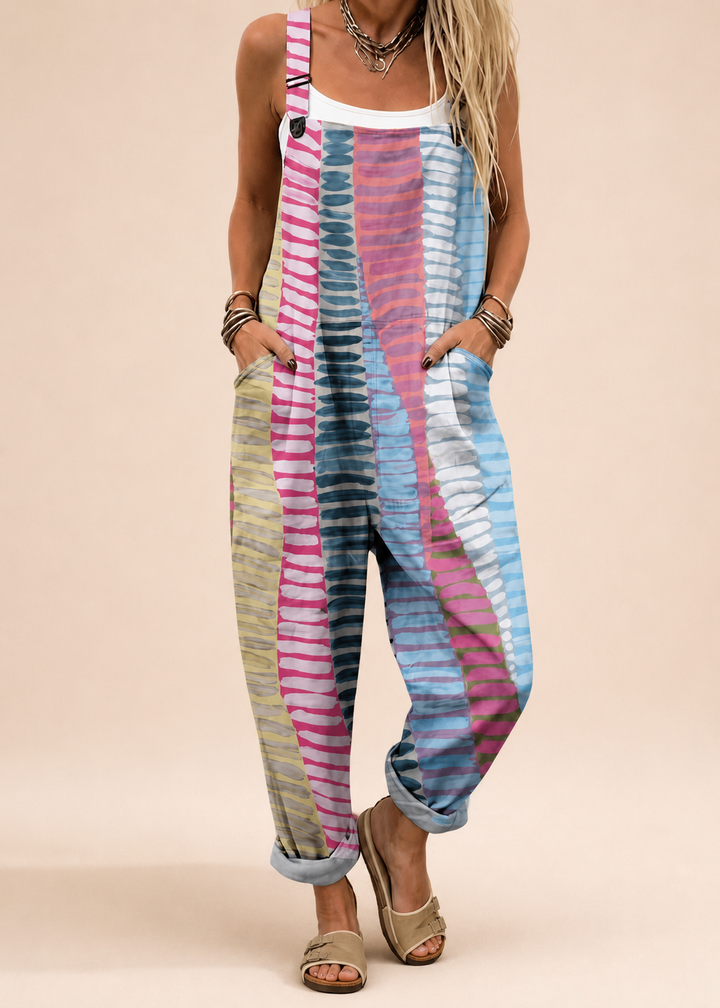 Coastal Rhythm Dungarees