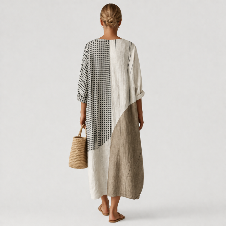 Emma™ | Elegant Striped Dress