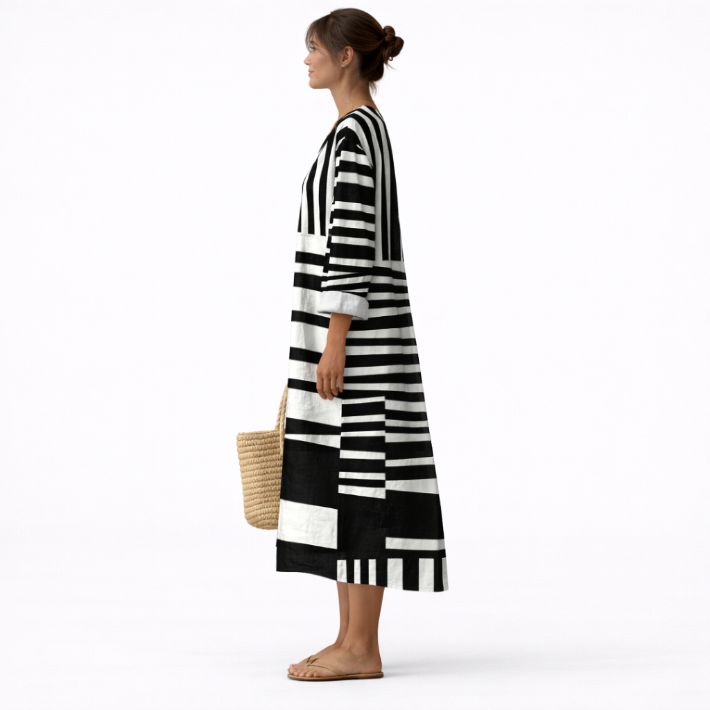 Lara™ | Graphic Printed Dress