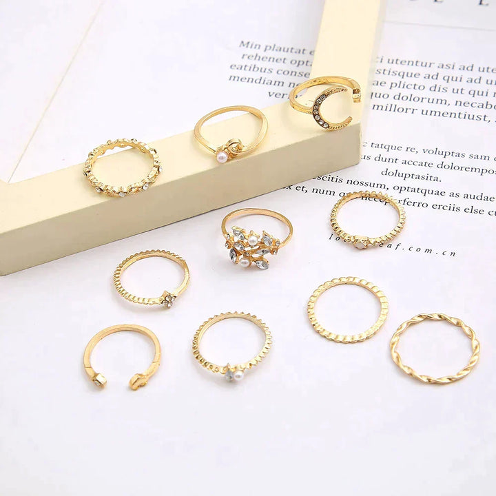 BOHEMIAN RING PACK (10 PCS)