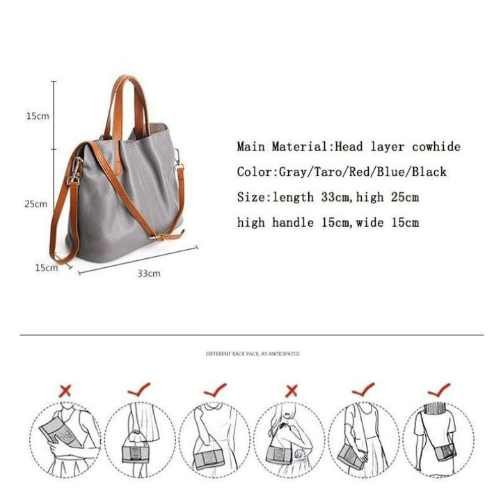 Alana | Leather Tote Bag