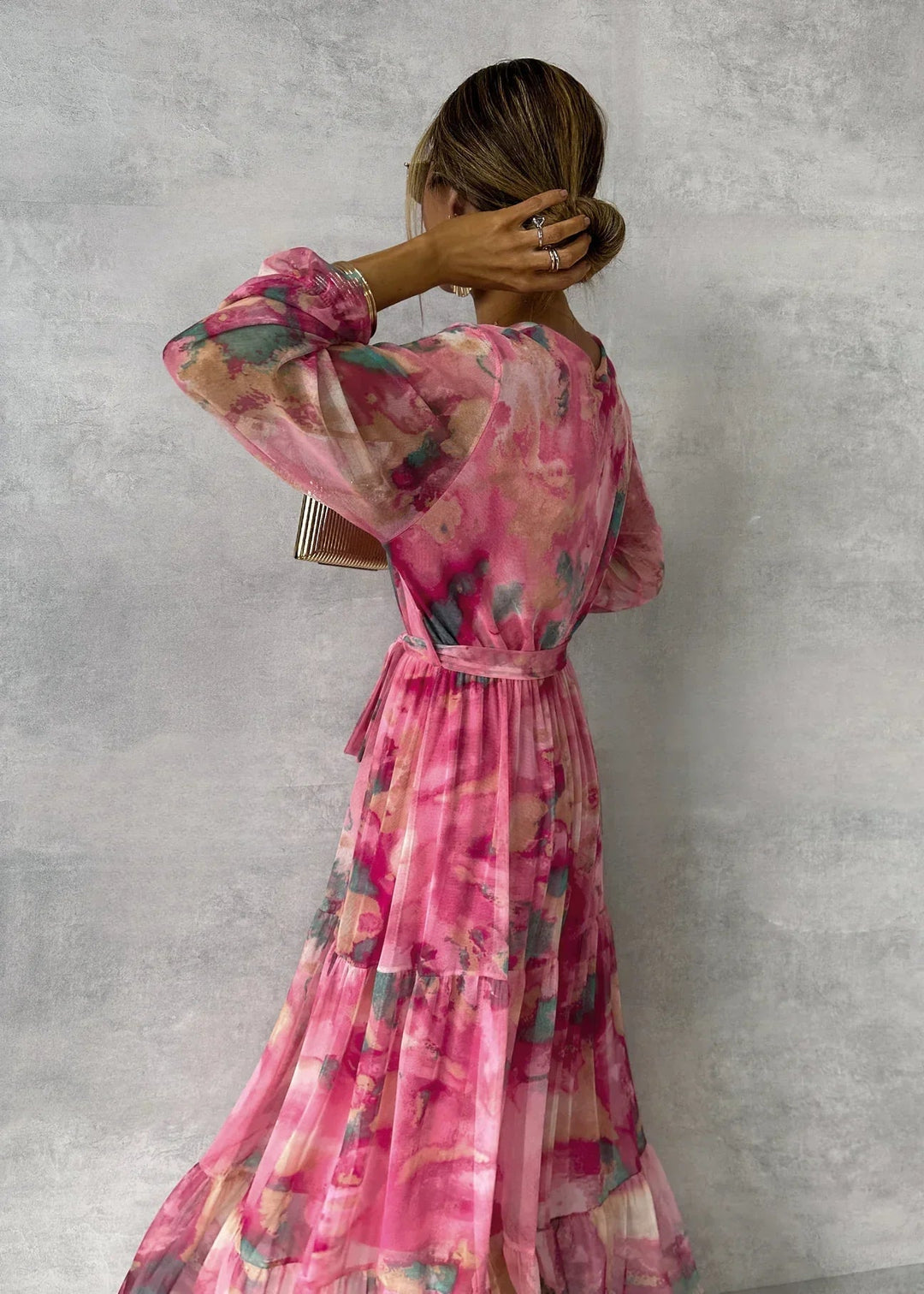 Hazel | Floral Print Wrap Dress
