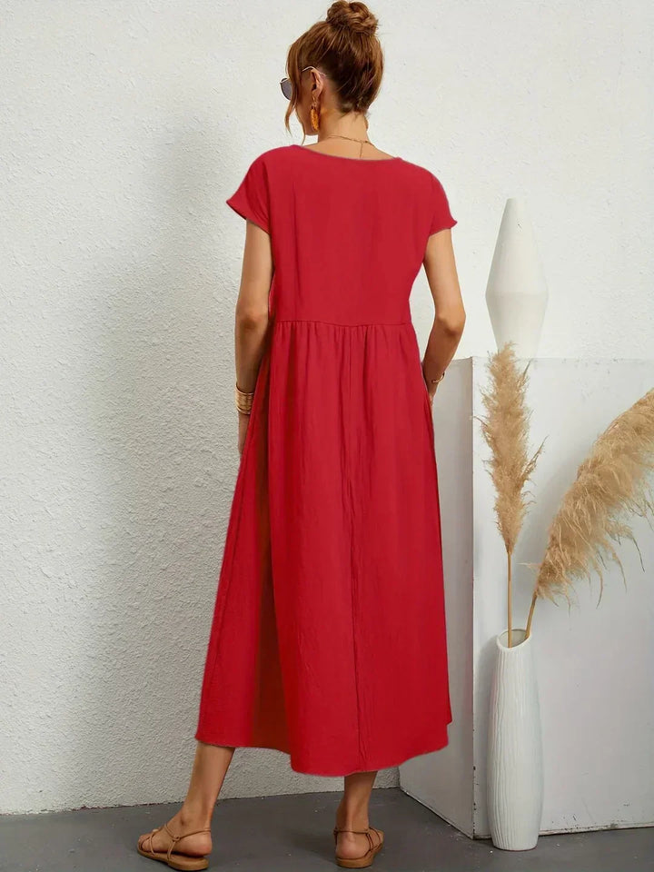 Charlotte ™ — Flowing Midi Dress with Timeless Elegance