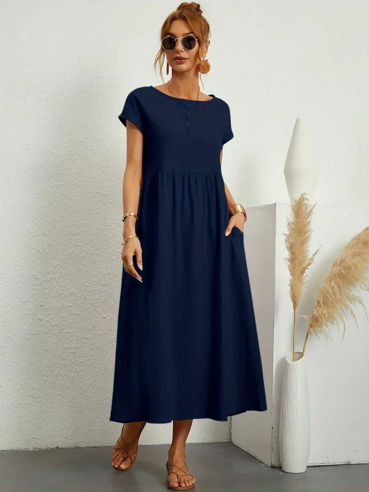 Charlotte ™ — Flowing Midi Dress with Timeless Elegance