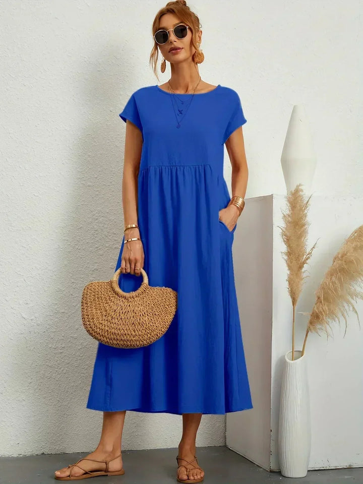 Charlotte ™ — Flowing Midi Dress with Timeless Elegance