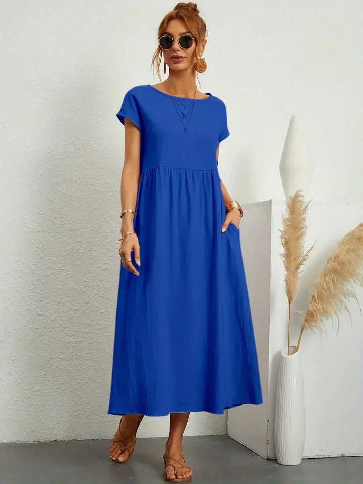 Charlotte ™ — Flowing Midi Dress with Timeless Elegance