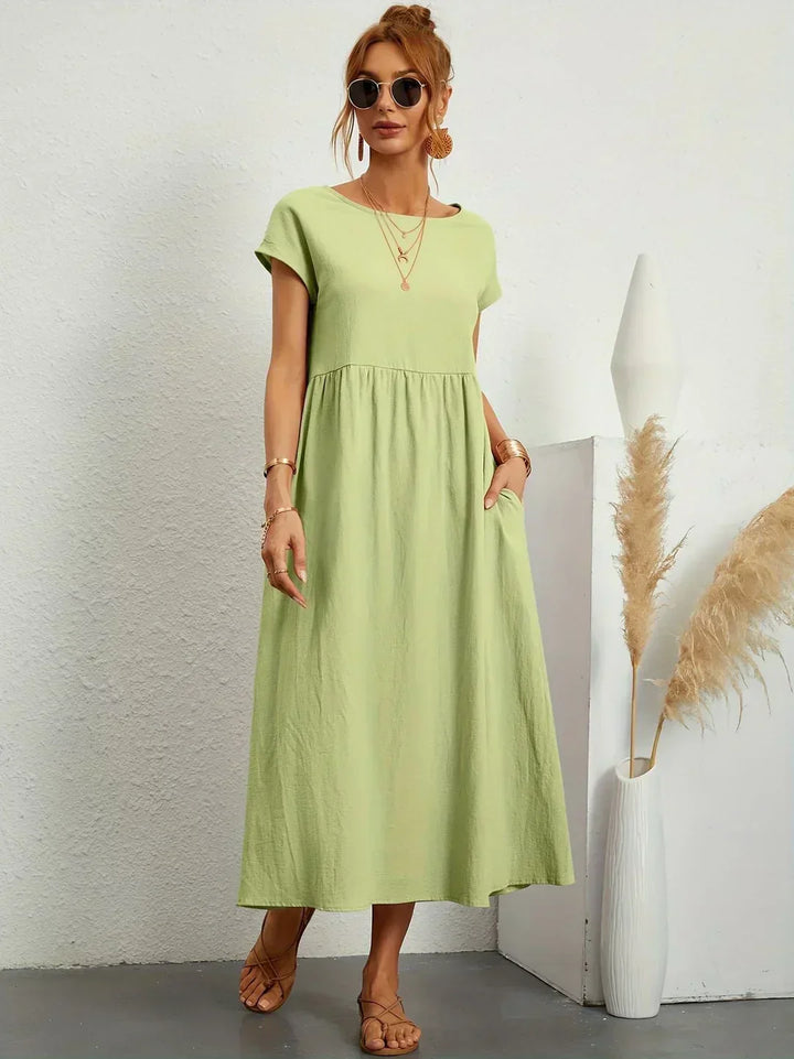 Charlotte ™ — Flowing Midi Dress with Timeless Elegance