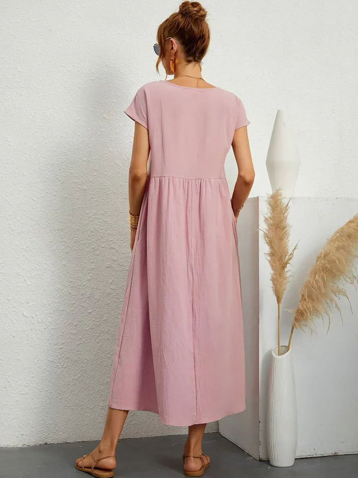 Charlotte ™ — Flowing Midi Dress with Timeless Elegance