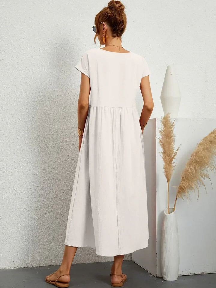 Charlotte ™ — Flowing Midi Dress with Timeless Elegance