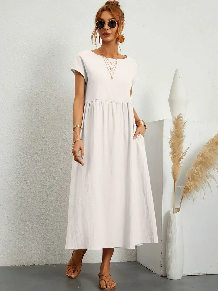 Charlotte ™ — Flowing Midi Dress with Timeless Elegance