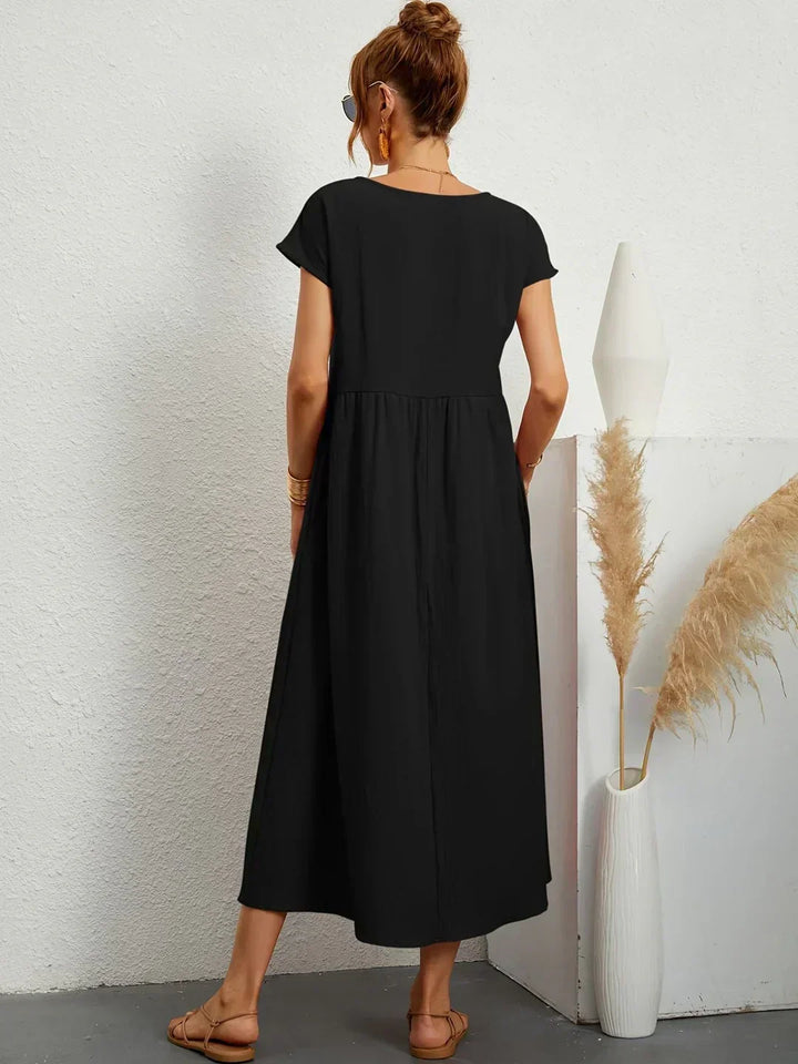 Charlotte ™ — Flowing Midi Dress with Timeless Elegance