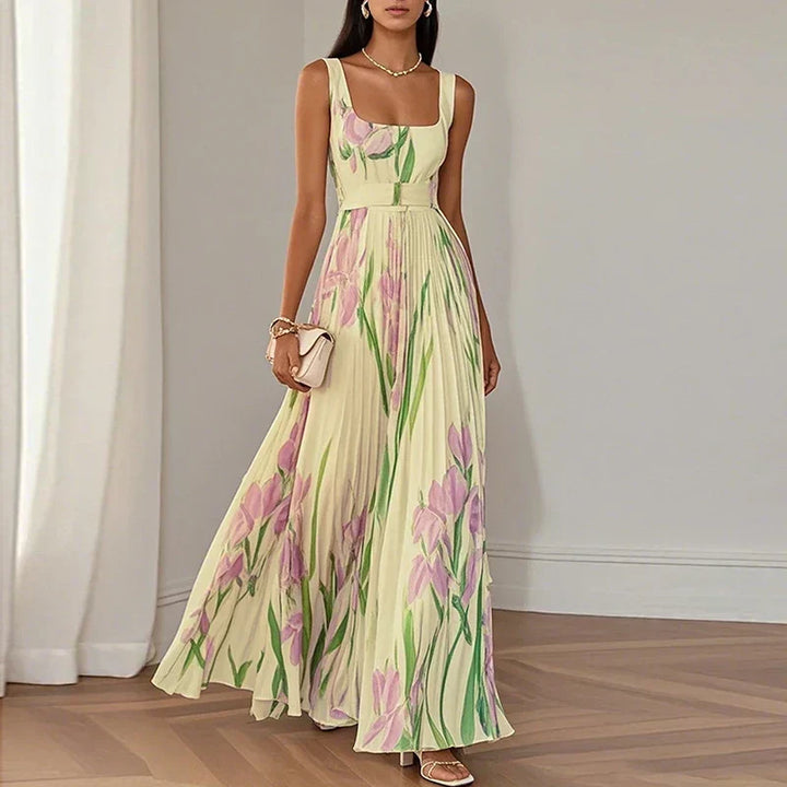 Isabel | Floral A-Line Maxi Dress