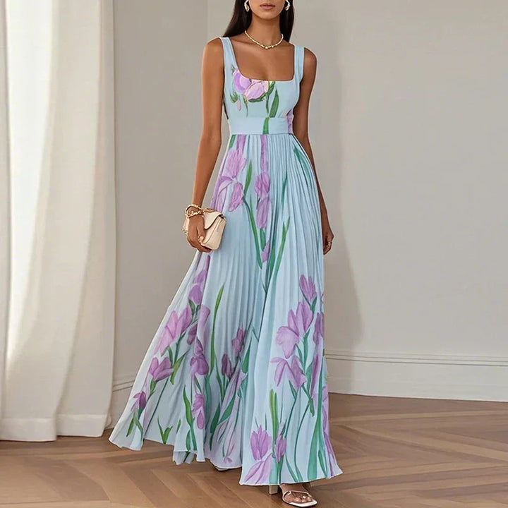 Isabel | Floral A-Line Maxi Dress