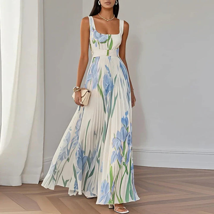 Isabel | Floral A-Line Maxi Dress