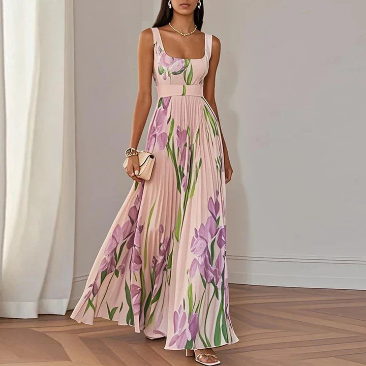 Isabel | Floral A-Line Maxi Dress