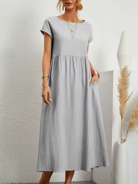 Charlotte ™ — Flowing Midi Dress with Timeless Elegance