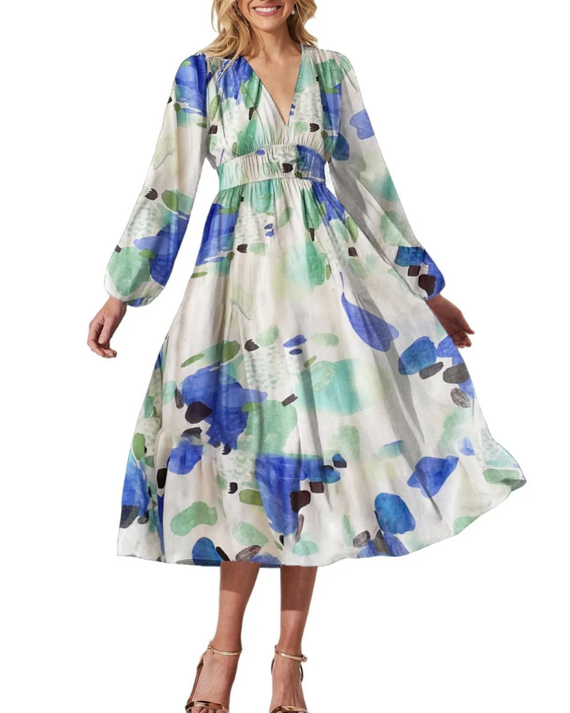Celine | Women's Dress with Floral Pattern