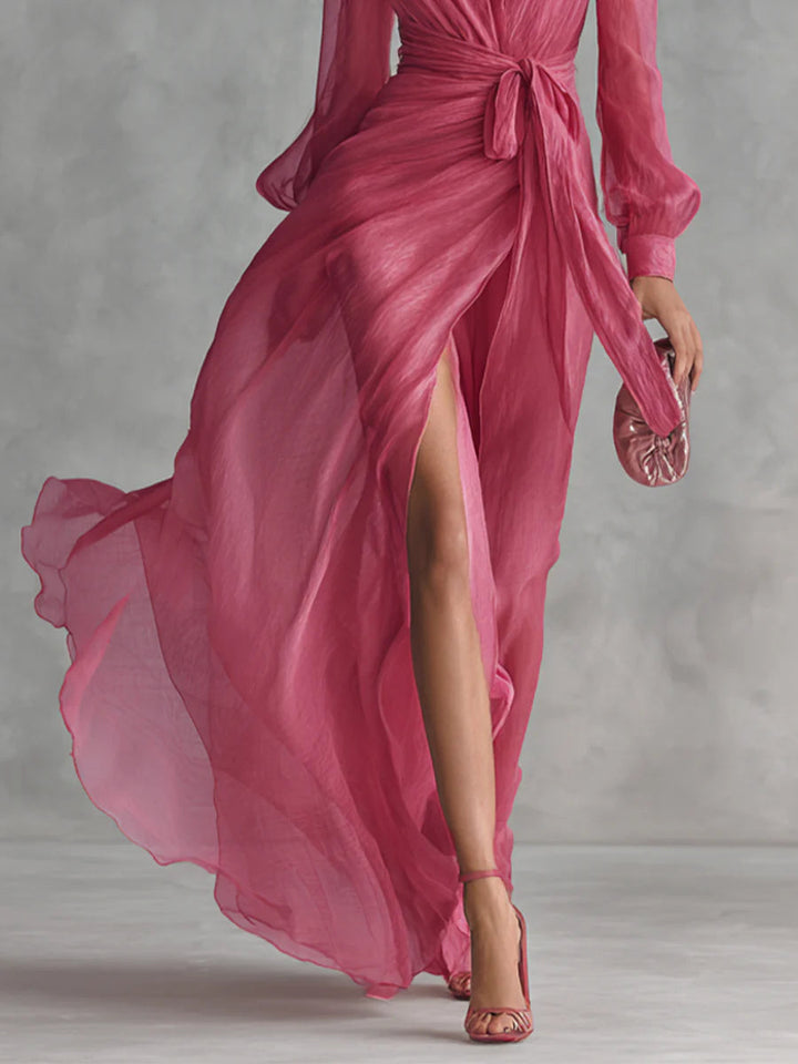 Ellie - Breezy V-neck Maxi Dress