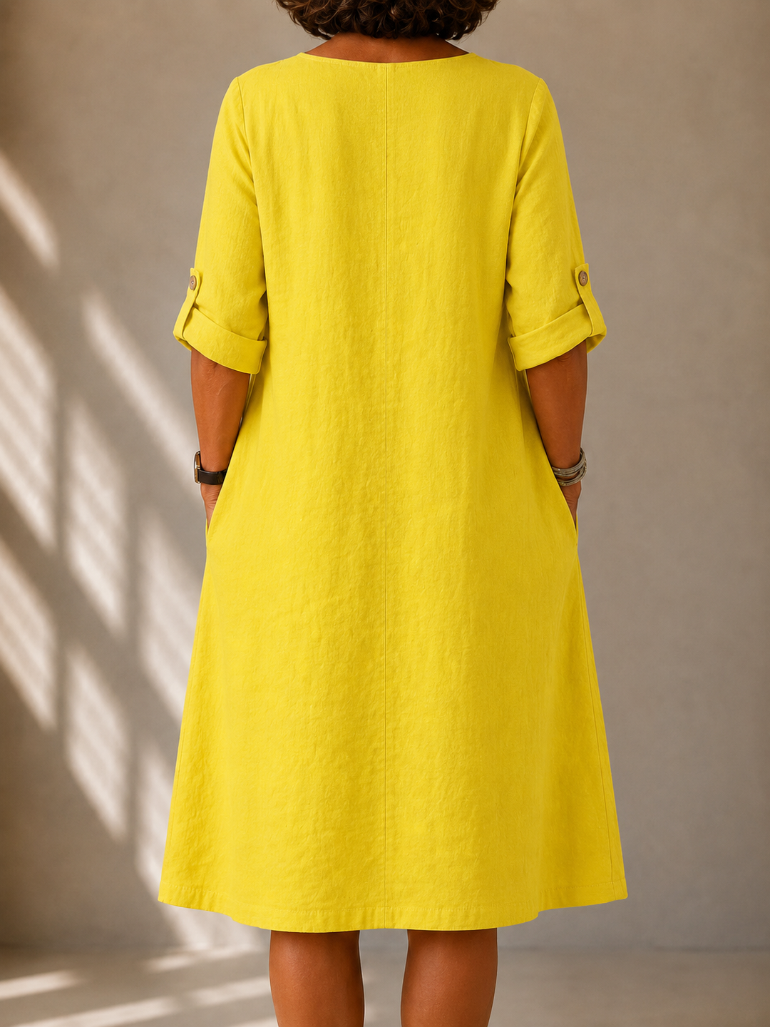 Fluid V-Neck Dress Sylvie