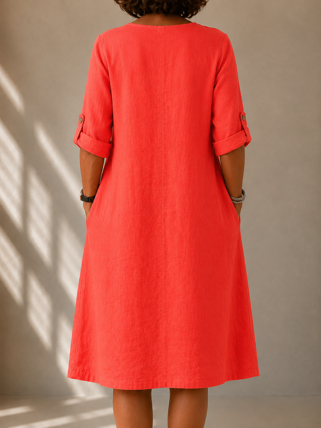 Fluid Dress Straight Cut Margot