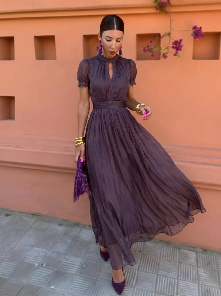 Cayetana™ | Long Chiffon Dress