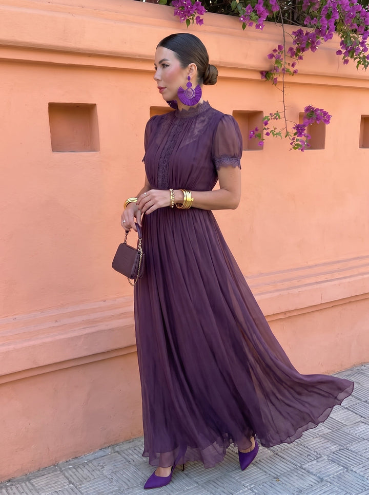Cayetana™ | Long Chiffon Dress