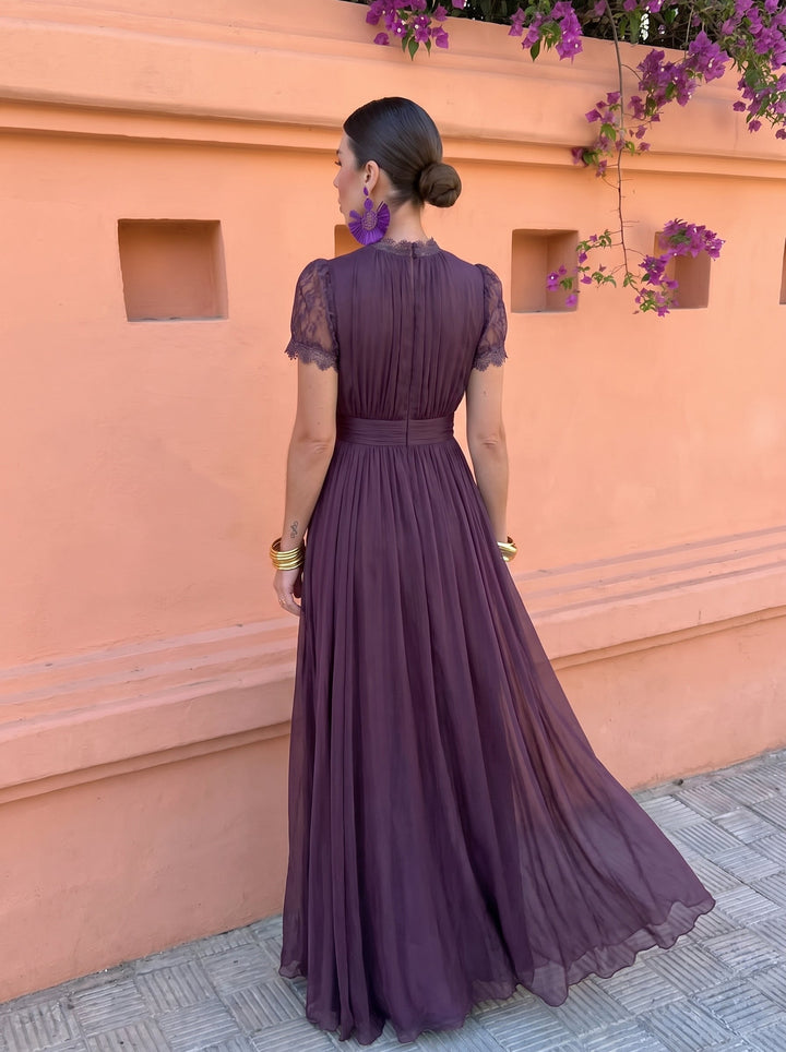Cayetana™ | Long Chiffon Dress