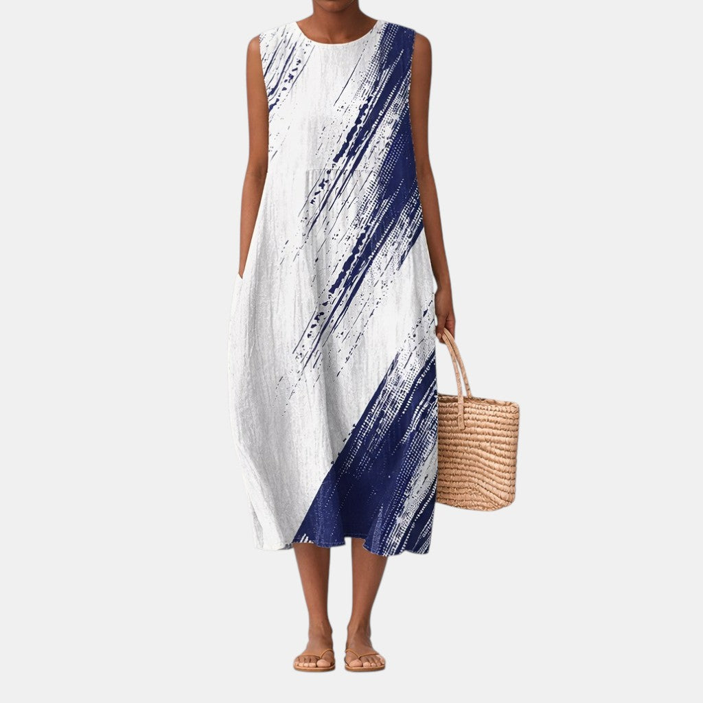 Elena™ | Elegant Midi Dress for the Day